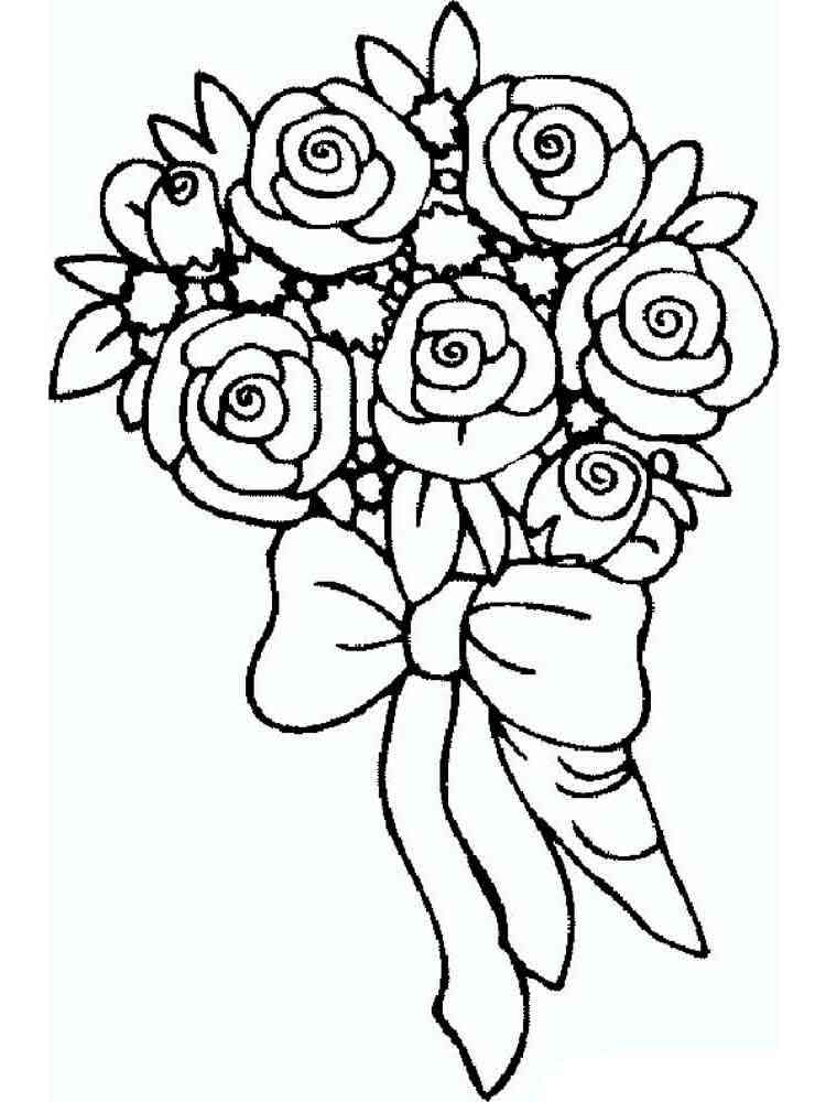 Rose coloring pages. Download and print Rose coloring pages