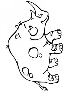 Animals for girls coloring page 10 - Free printable