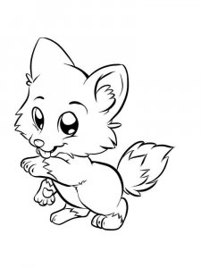 Animals for girls coloring page 24 - Free printable