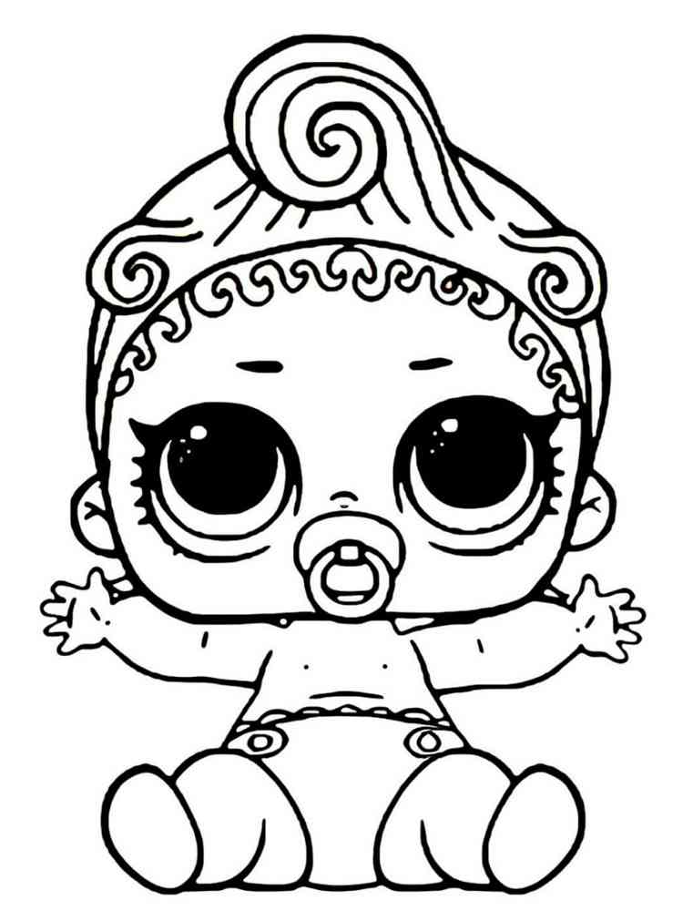 Baby LOL Surprise coloring pages