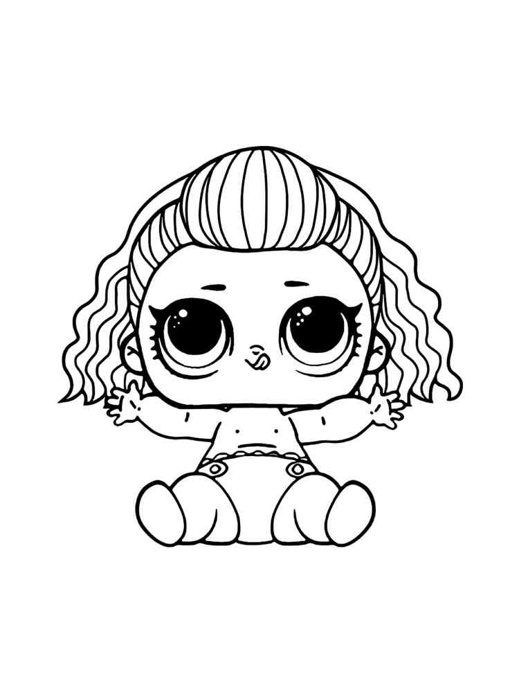 baby lol surprise coloring pages download and print baby lol surprise