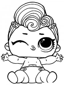 Baby LOL Surprise coloring page 11 - Free printable