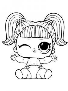 Baby LOL Surprise coloring page 13 - Free printable