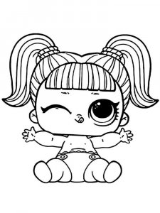 Baby LOL Surprise coloring page 14 - Free printable