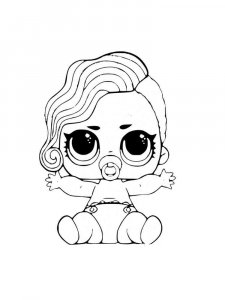 Baby LOL Surprise coloring page 17 - Free printable