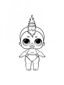 Baby LOL Surprise coloring page 19 - Free printable