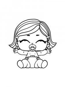 Baby LOL Surprise coloring page 20 - Free printable