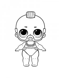 Baby LOL Surprise coloring page 23 - Free printable