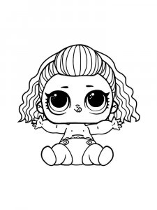 Baby LOL Surprise coloring page 3 - Free printable