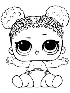 Baby LOL Surprise coloring page 4 - Free printable