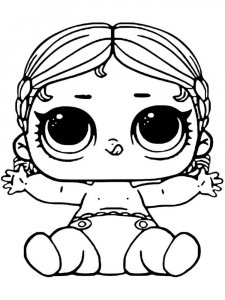 Baby LOL Surprise coloring page 7 - Free printable
