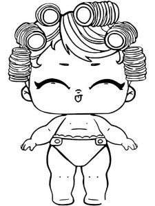 Baby LOL Surprise coloring page 8 - Free printable