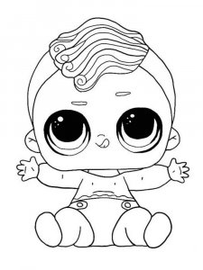 Baby LOL Surprise coloring page 25 - Free printable
