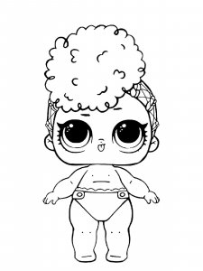 Baby LOL Surprise coloring page 26 - Free printable