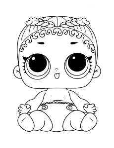 Baby LOL Surprise coloring page 31 - Free printable