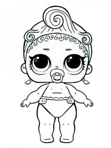 Baby LOL Surprise coloring page 32 - Free printable