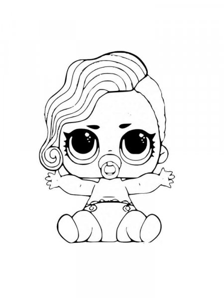 Baby LOL Surprise coloring pages