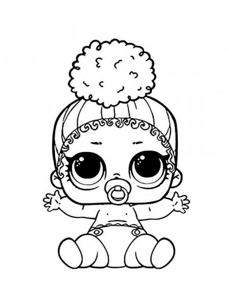 Baby Lol Surprise Coloring Pages