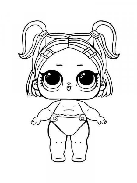 Baby LOL Surprise coloring pages