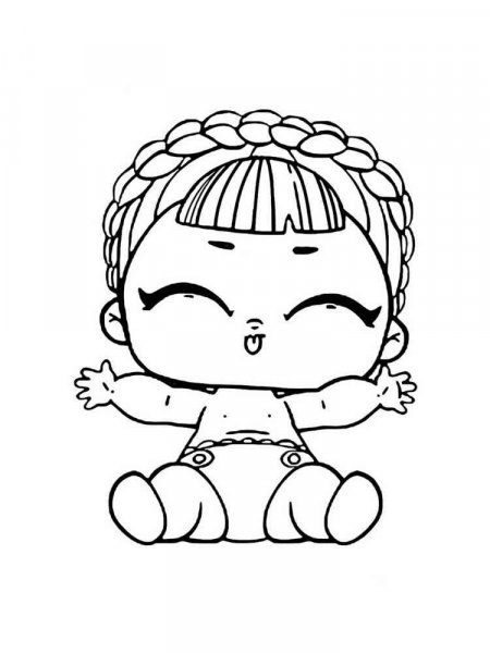Baby LOL Surprise coloring pages