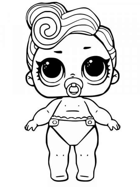 Baby LOL Surprise coloring pages