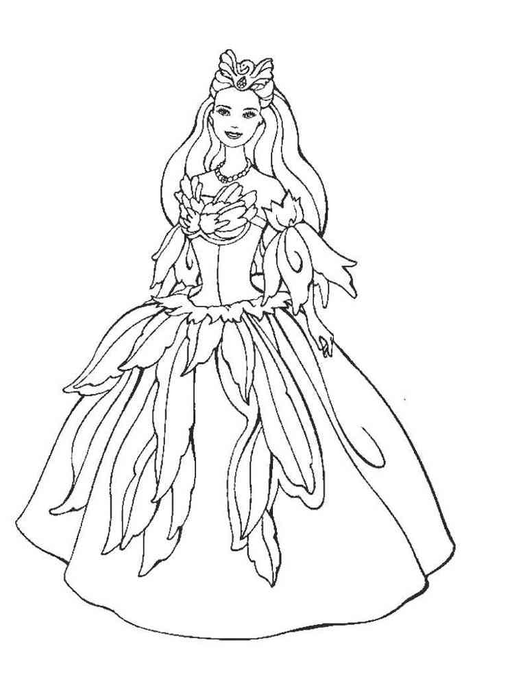 Coloring page Netflix May 2023 : Barbie: Princess Charm School 1