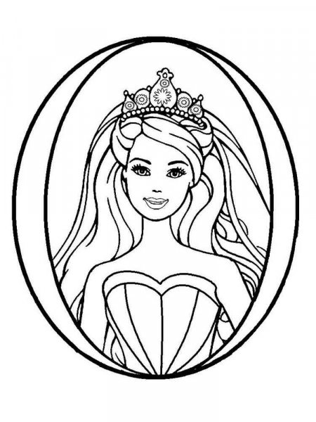 Barbie Princess coloring pages