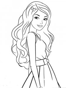 Beautiful Girl coloring page 18 - Free printable