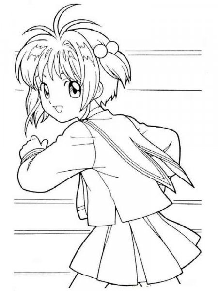 Cardcaptors coloring pages