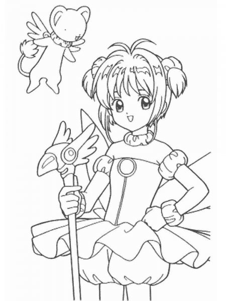 Cardcaptors coloring pages