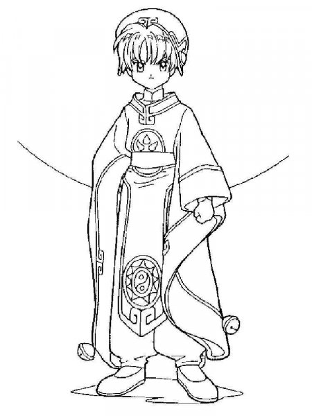 Cardcaptors coloring pages