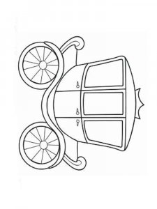 Carriage coloring page 11 - Free printable