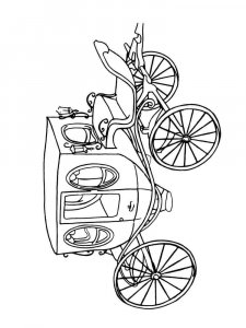 Carriage coloring page 12 - Free printable