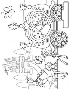 Carriage coloring page 14 - Free printable