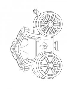 Carriage coloring page 18 - Free printable