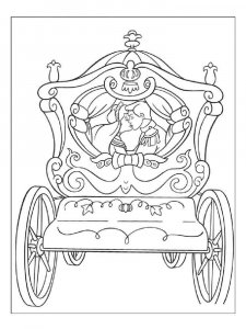 Carriage coloring page 5 - Free printable