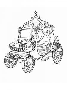 Carriage coloring page 6 - Free printable