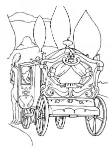 Carriage coloring page 7 - Free printable
