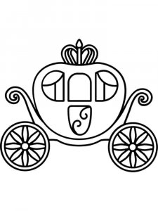 Carriage coloring page 23 - Free printable