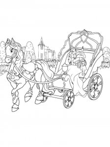 Carriage coloring page 26 - Free printable