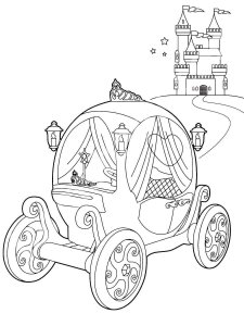 Carriage coloring page 27 - Free printable