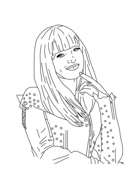 Descendants coloring pages