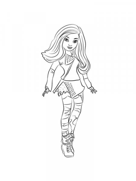 Descendants coloring pages