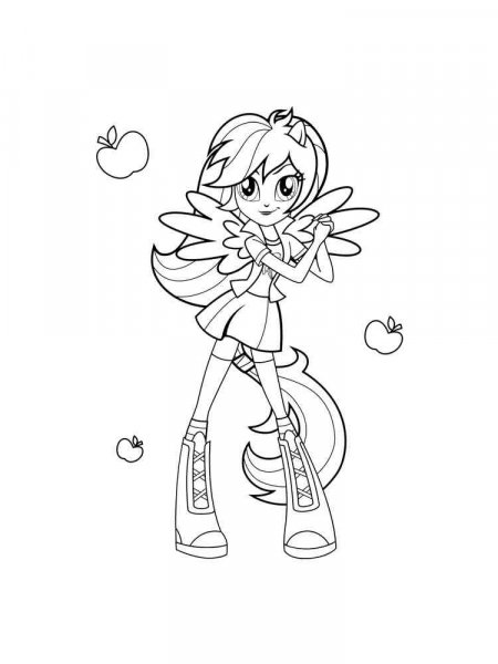 Equestria Girls Rainbow Rocks coloring pages