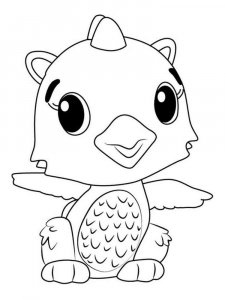Hatchimals coloring page 19 - Free printable