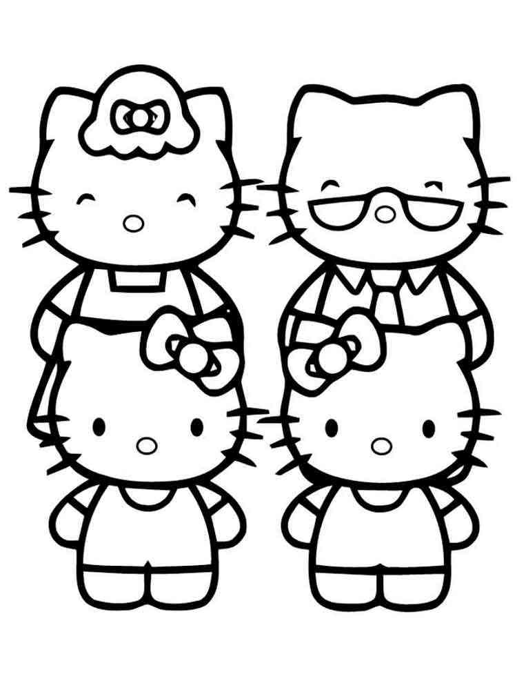 Download Hello Kitty coloring pages. Download and print Hello Kitty coloring pages.