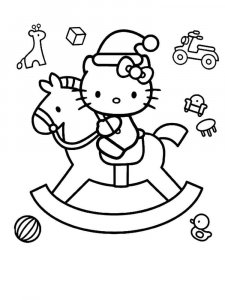 Hello Kitty coloring page 10 - Free printable