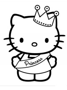 Hello Kitty coloring page 11 - Free printable