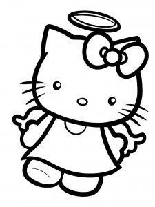 Hello Kitty coloring page 12 - Free printable