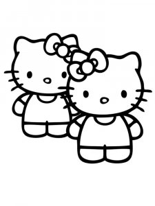 Hello Kitty coloring page 13 - Free printable